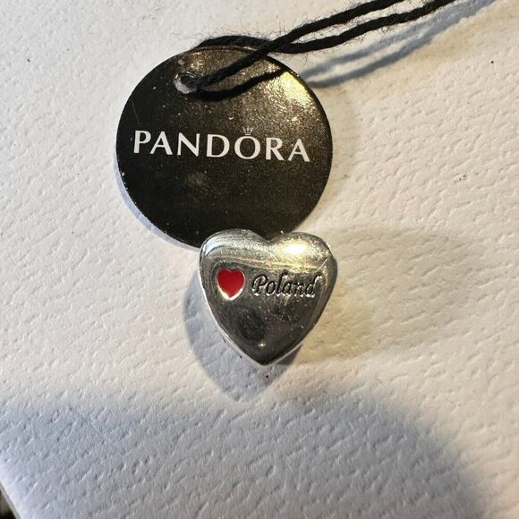 Authentic Pandora, Poland Country Travel Destination Dangle - Picture 3 of 4